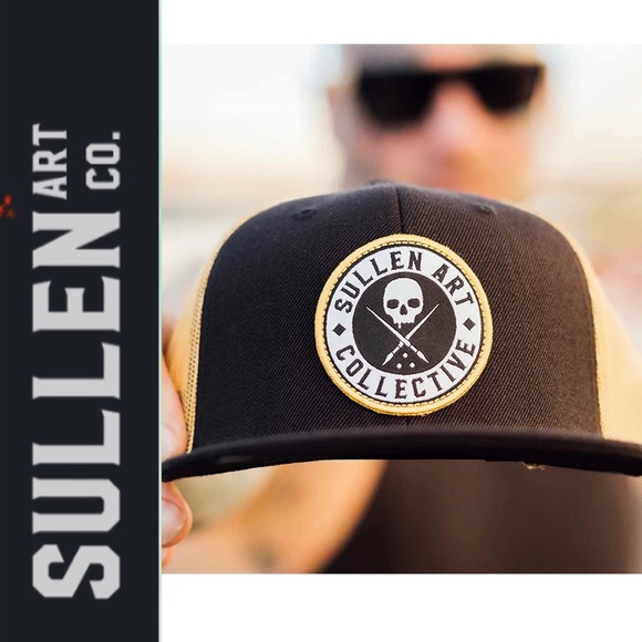 New Authentic Sullen Art Co. Badge of Honor Snap Back Hat - Picture 2 of 8